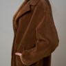 Пальто из шерсти мериноса англ. ворот цвет кэмел