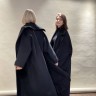 Пальто женское прямое цвет черный