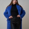 Пальто из шерсти мериноса цвет ярко-синий