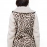 Куртка из шерсти мериноса цвет леопард 